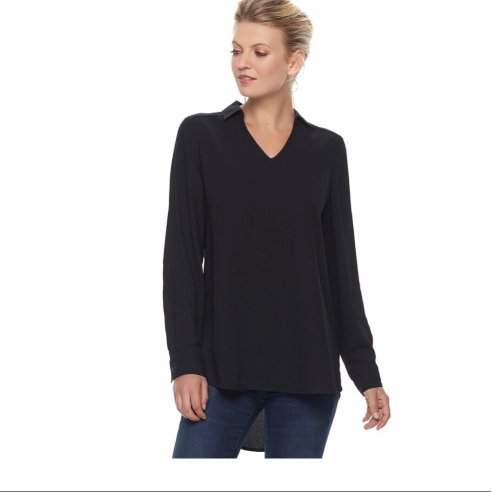 High-Low Hem Popover Tunic - Picture 3 of 3
